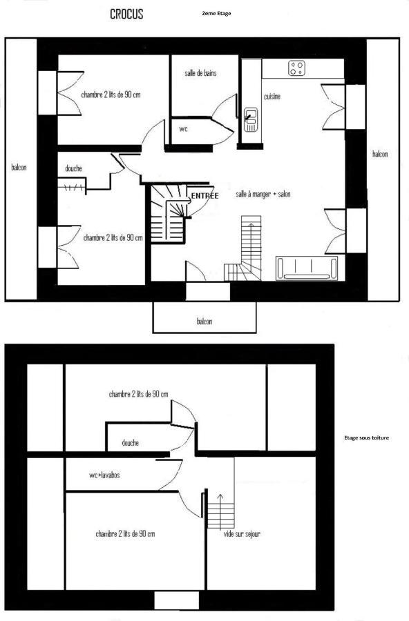 crocus Apartment Saint-Martin-de-Belleville Exterior foto